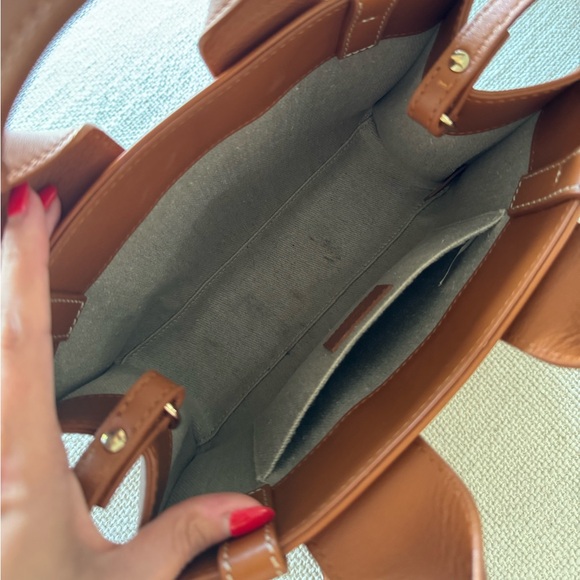 Chloe Woody Tote in Caramel Leather - Picture 6 of 11